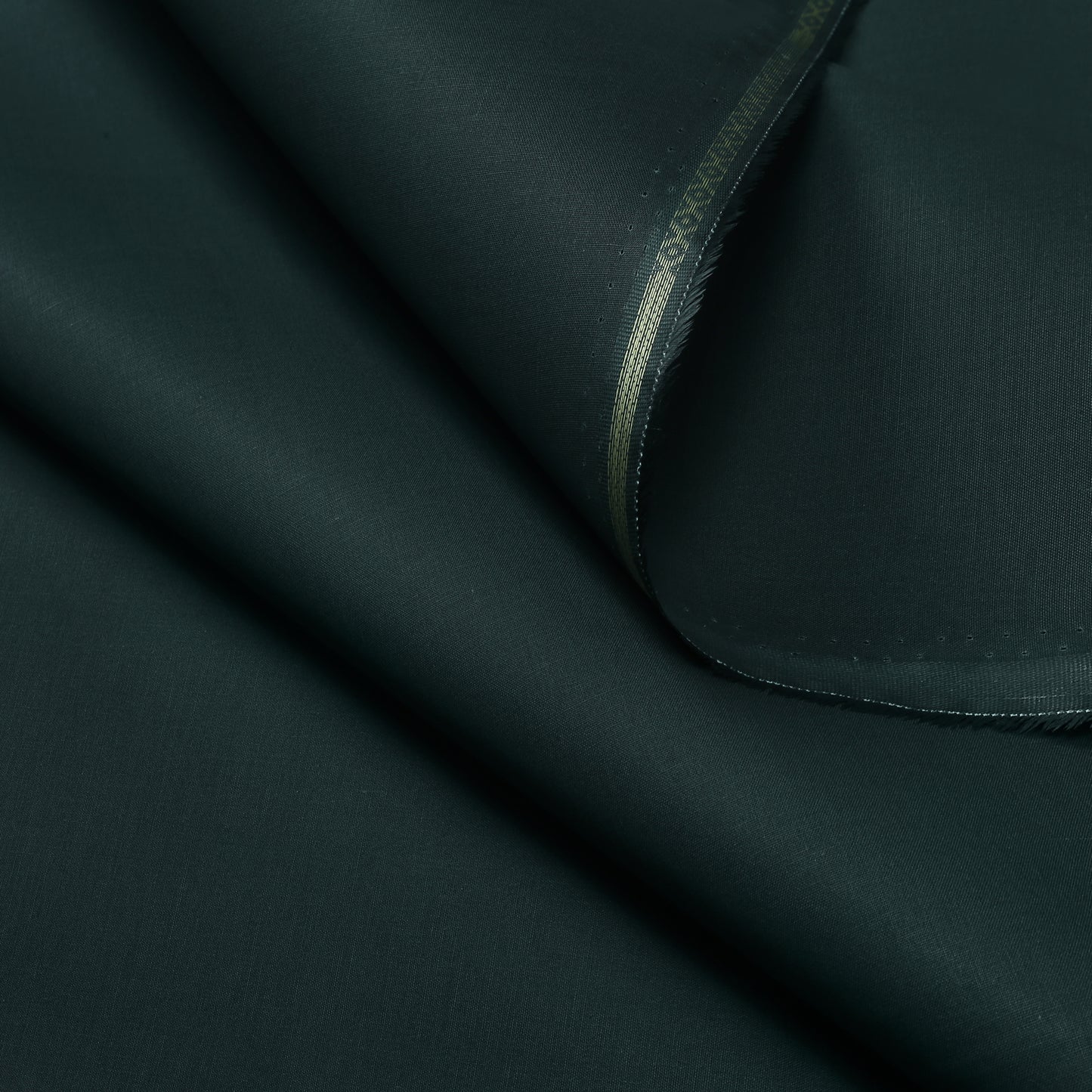 Emerald Forest Green Hard Cotton - Earthy Resilience