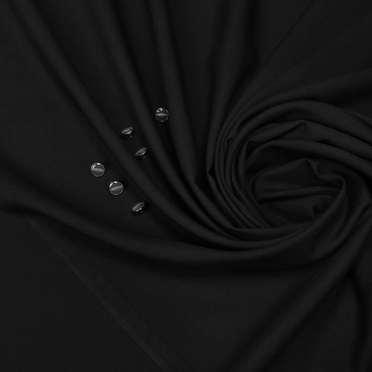 Midnight Black Wash & Wear - Sleek Sophistication